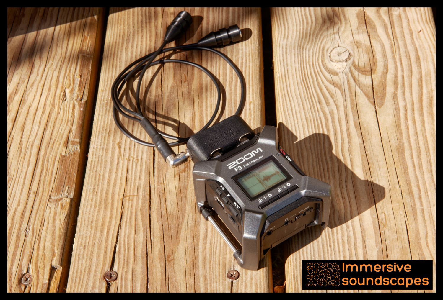 Zoom F3 PIP mics adapter
