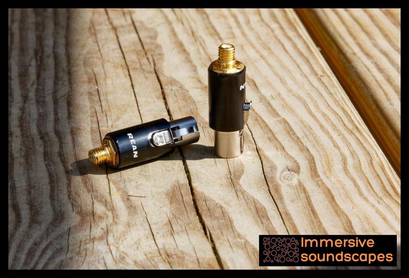 Microdot DPA to mini XLR adapter (TA3F)