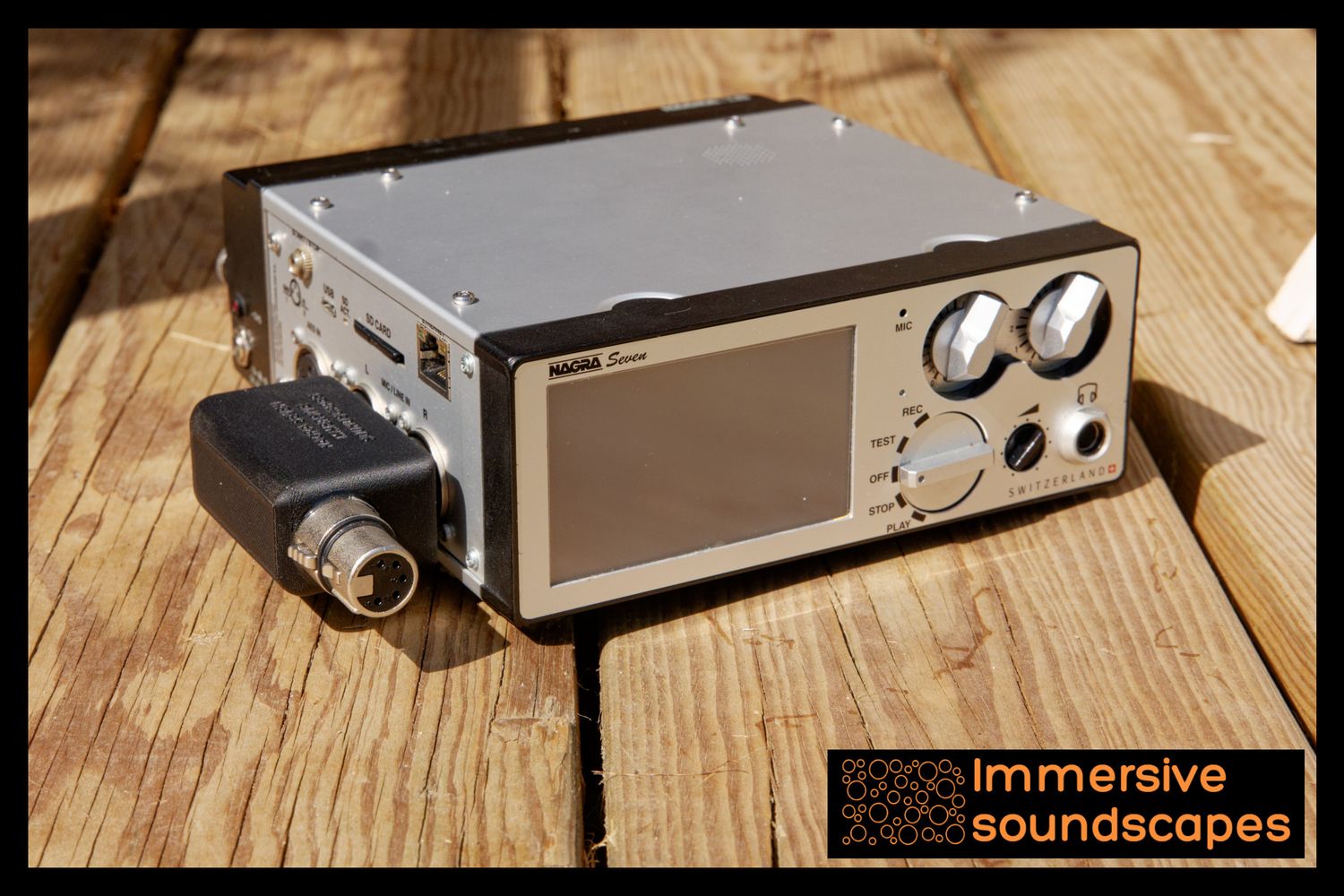 XLR5 (Stereo) to Nagra Seven Recorder Adapter | Immersive Soundscapes