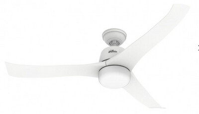 HUNTER HARMONY ceiling fan Ø137 White light integrated and remote control included