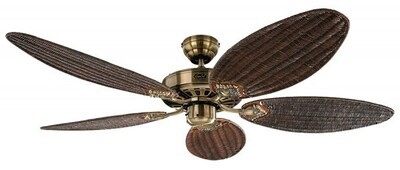 Classic Royal 132 MA wicker ceiling fan by CASAFAN Ø132cm with Pull Chain