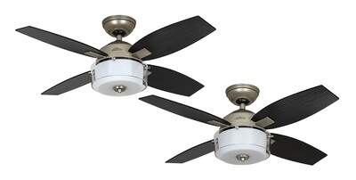 HUNTER CENTRAL PARK PR ceiling fan Ø107 with Light Kit and Wall Control included