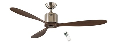 AEROPLAN ECO BN-NB energy saving ceiling fan by CASAFAN Ø132 with remote control included