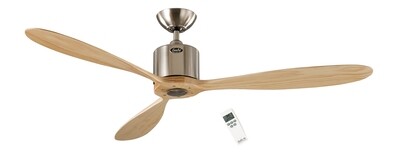 AEROPLAN ECO BN-NT energy saving ceiling fan by CASAFAN Ø132 with remote control included