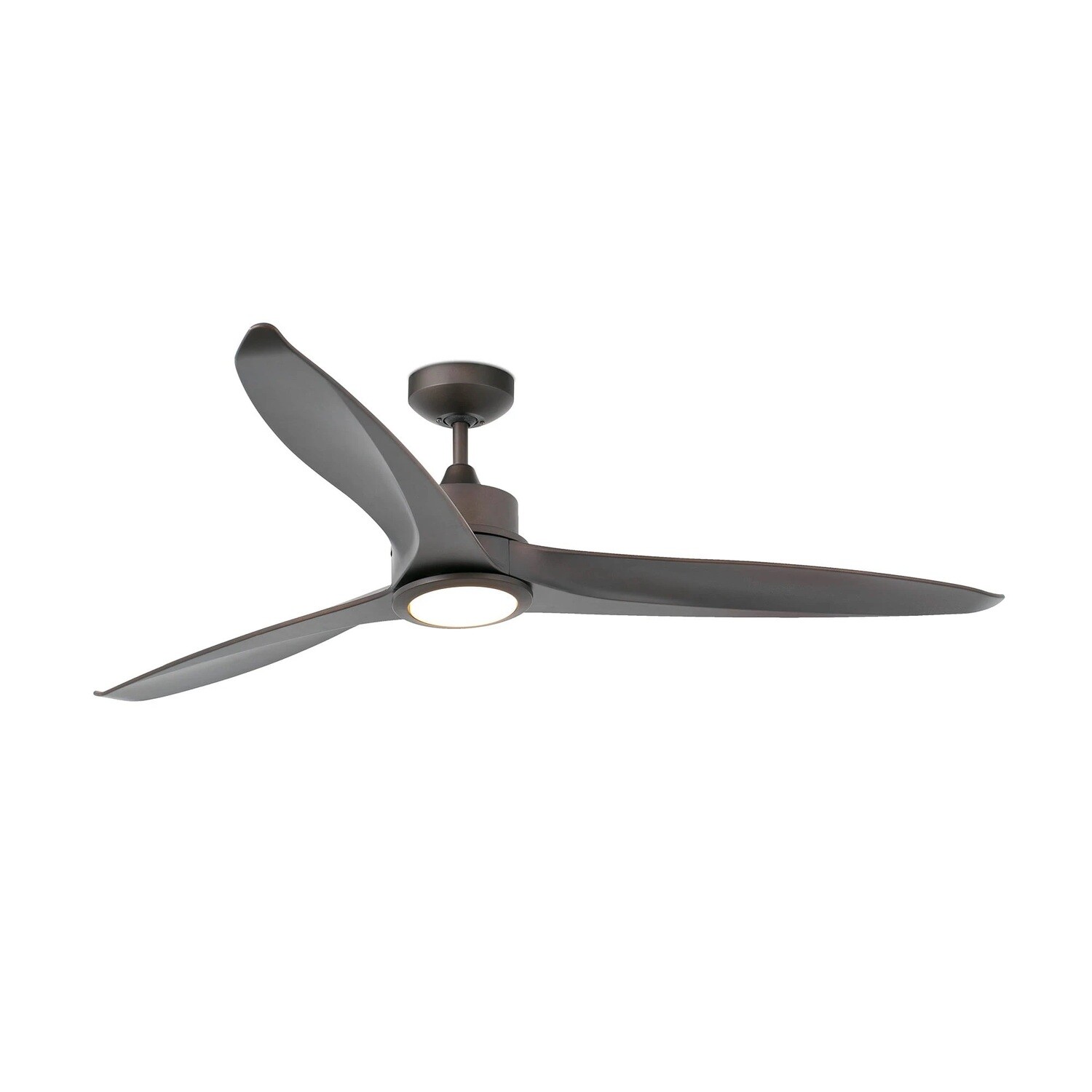 TONIC Dark Brown ceiling fan Ø152cm light integrated and remote control included
