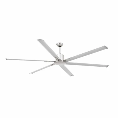 ANDROS Ø215cm Satin Nickel ceiling fan with remote control