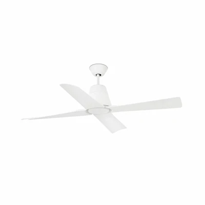 TYPHOON Ø130cm White IP44 outdoor ceiling fan with remote control