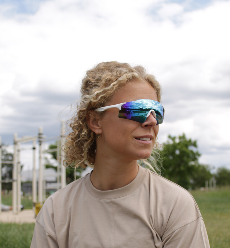 &quot;Rimless&quot; S2 Sportsonnenbrille WHITE