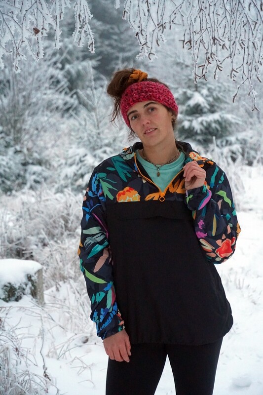 Sportlicher Ladies Windbreaker &quot;Black Fruity&quot;