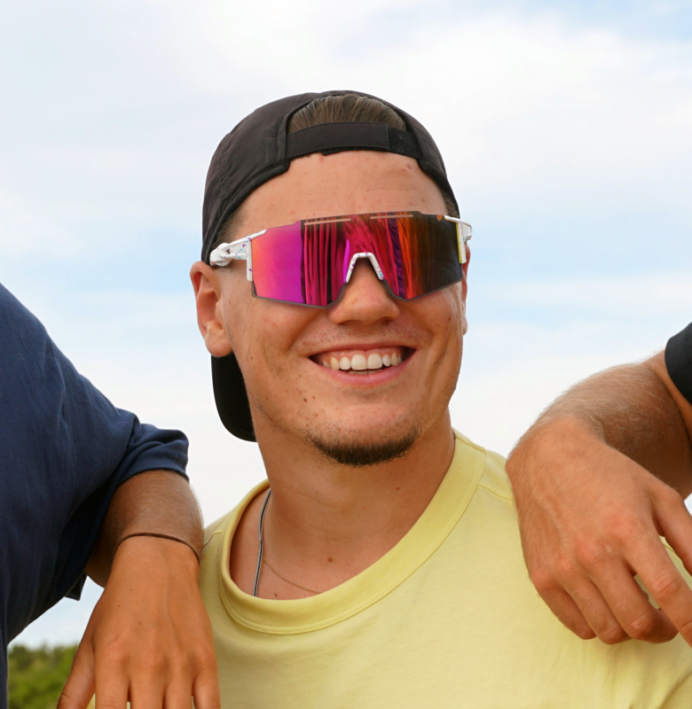 &quot;Frameless&quot; S1 Sportsonnenbrille WHITE