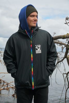 Regenjacke RAINBOW Recycled Black