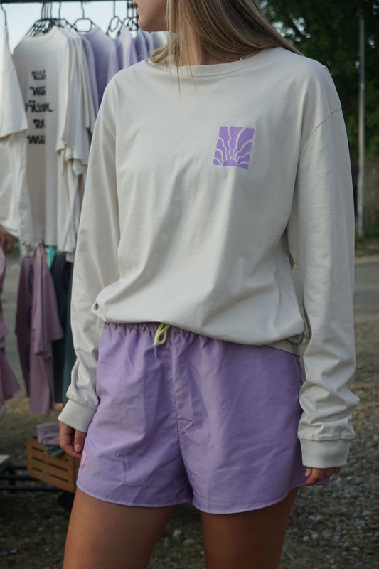 TEAM SUNSET Longsleeve - Bio Baumwolle - handbedruckt