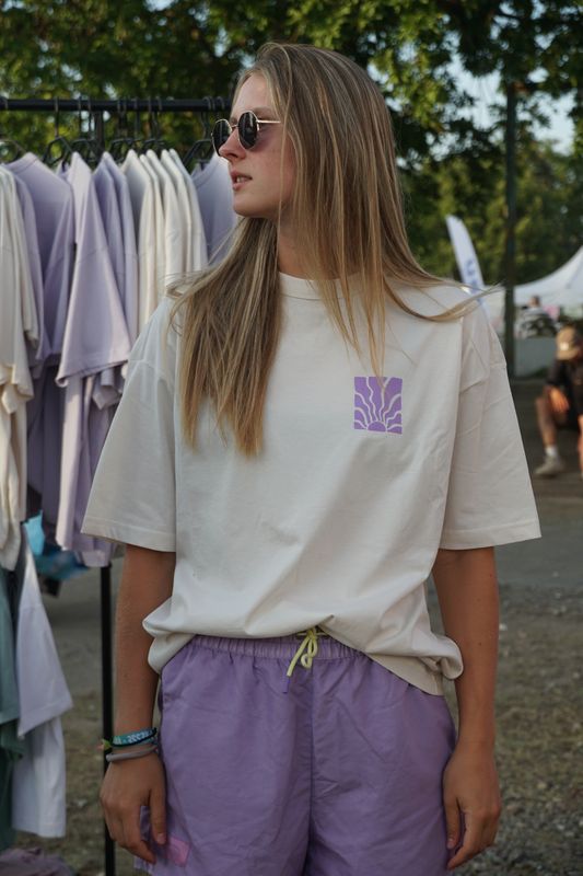 TEAM SUNSET T-Shirt - Bio Baumwolle - handbedruckt