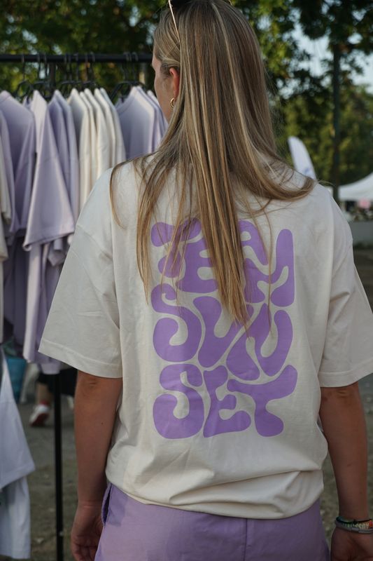 TEAM SUNSET T-Shirt - Bio Baumwolle - handbedruckt