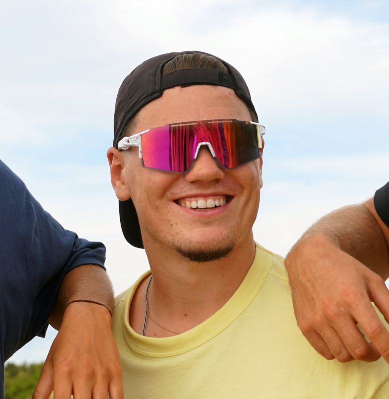 &quot;Frameless&quot; S1 Sportsonnenbrille WHITE