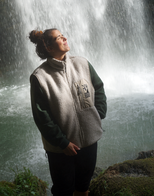 Unisex Fleece Weste SUNSET