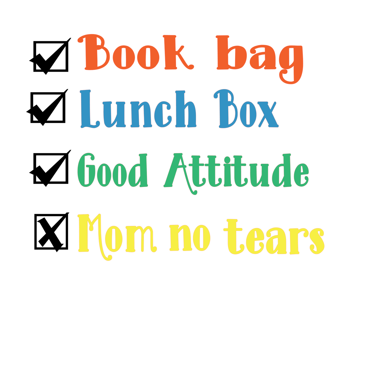 School Checklist