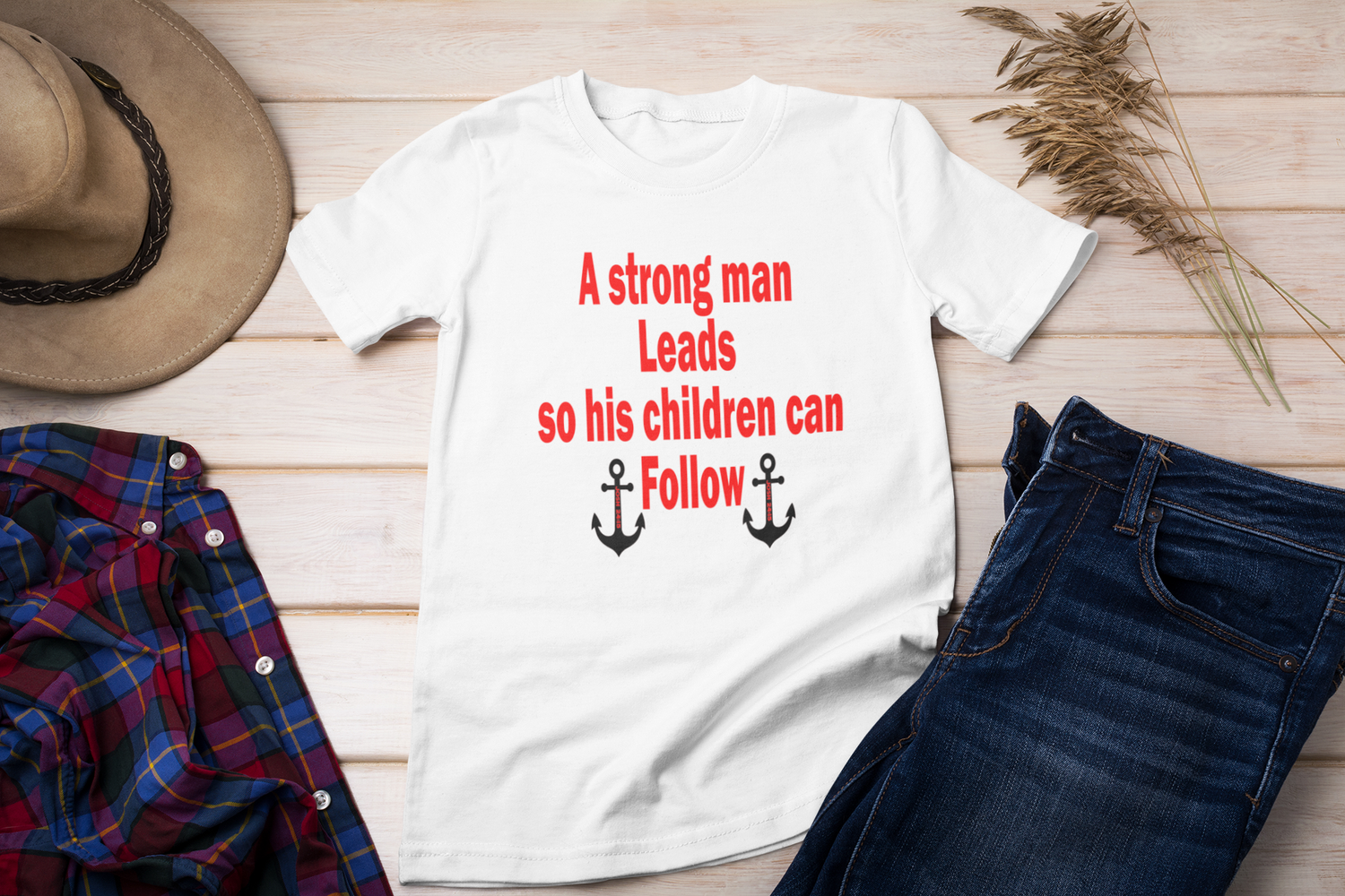 Strong Man Leads