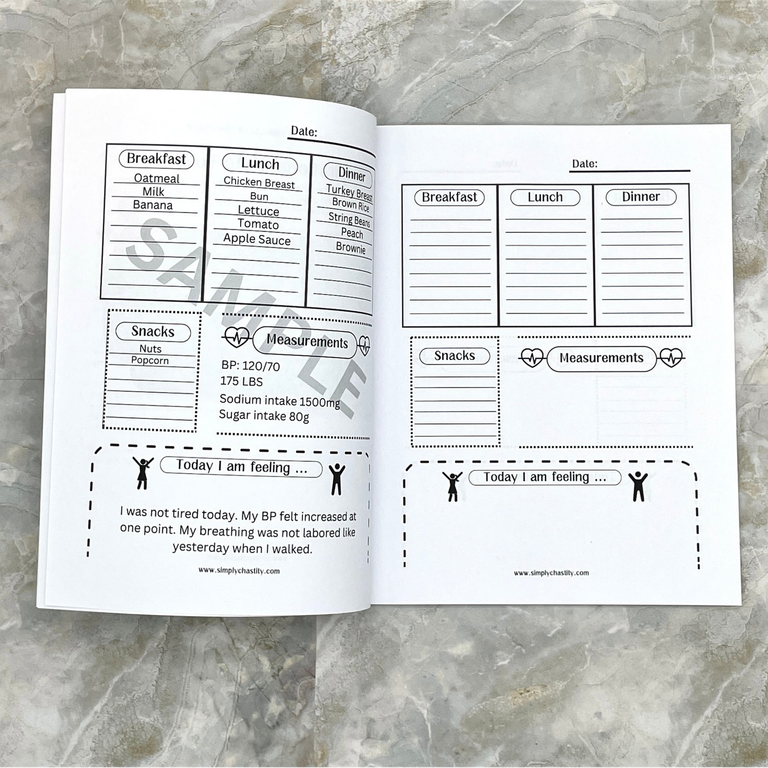 Health Journal - Pastel