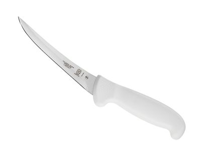 Mercer Culinary Ultimate 6&quot; Steel Curved Boning Knife, White