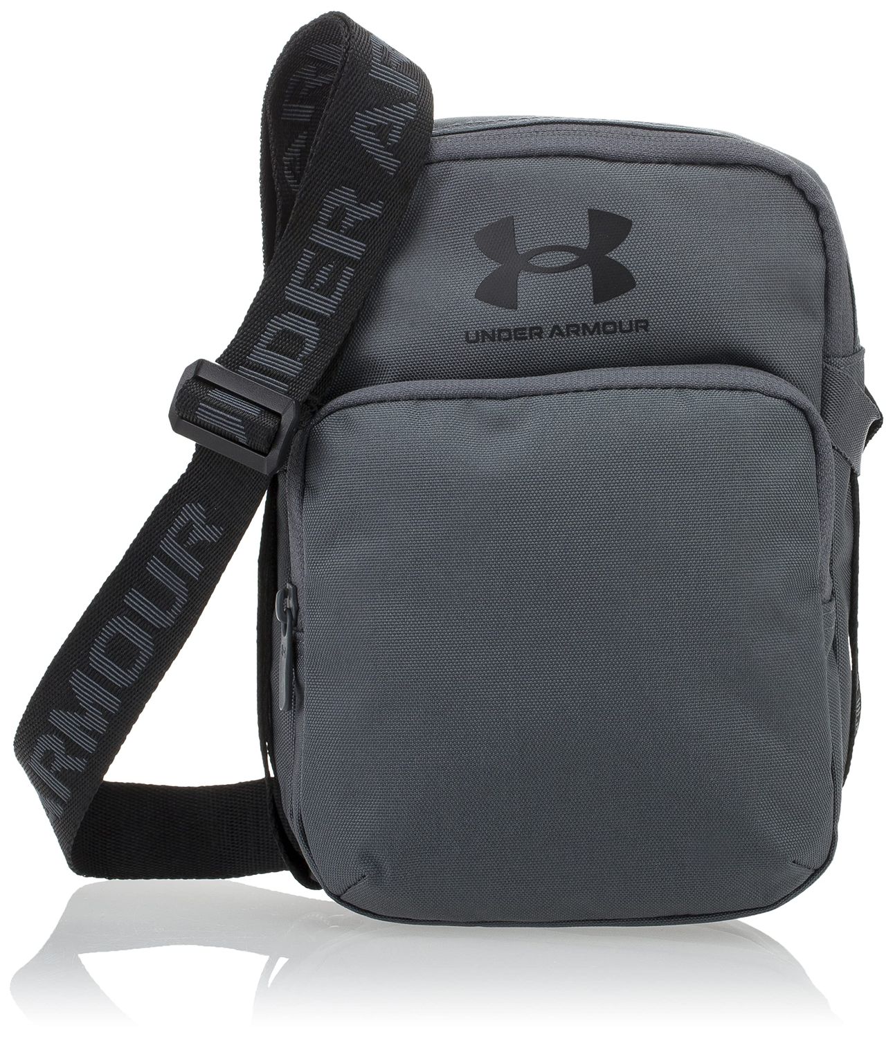 Under Armour unisex-adult Loudon Crossbody , (012) Pitch Gray / Black / Black , One Size