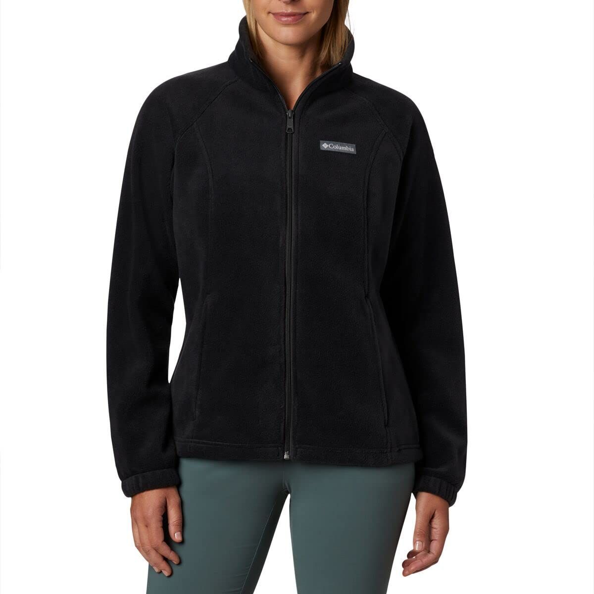 Columbia Sportswear 1372111 Women&#39;S Benton Springs Full Zip Jacket Blk/Small