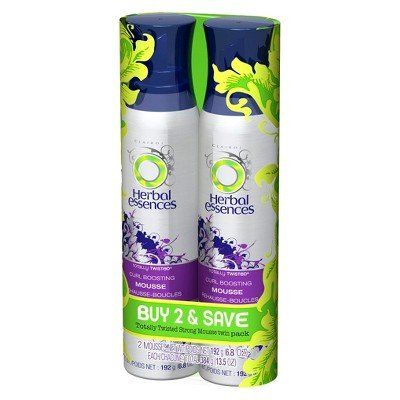 Herbal Essences Totally Twisted Mousse Dual Pack - 13.6floz
