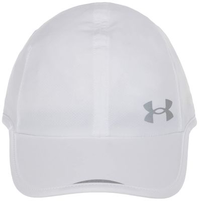 Under Armour Women&#39;s Launch Run Hat, White (100)/Reflective, One Size Fits Most