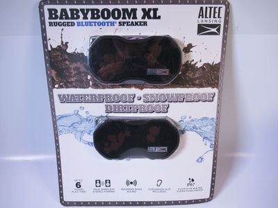 Altec Lansing Baby Boom XL Wireless Bluetooth Portable Speaker System 2pk