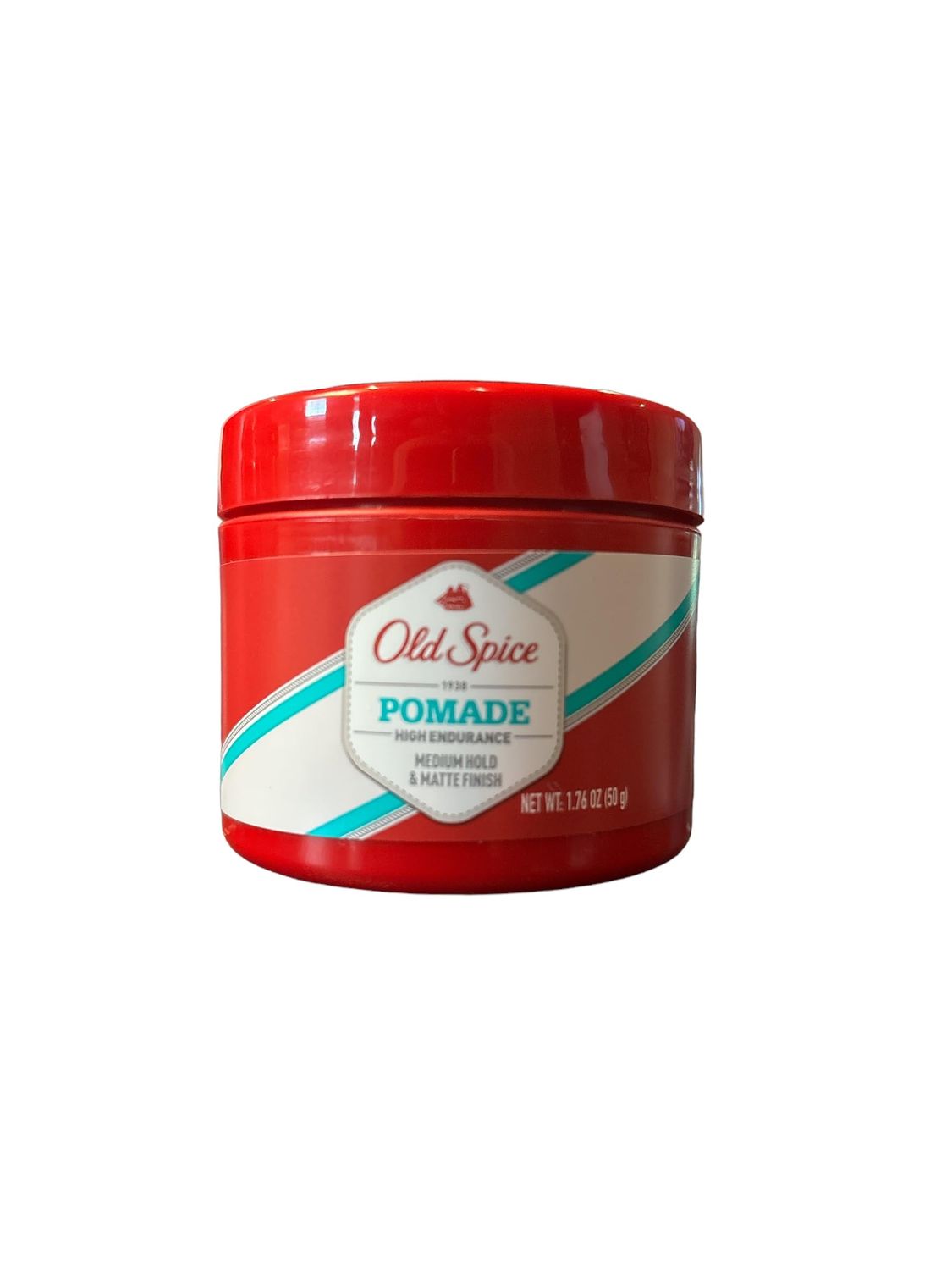 Old Spice Hair Styling Pomade Medium Hold &amp; Matte Finish 1.76 oz, White