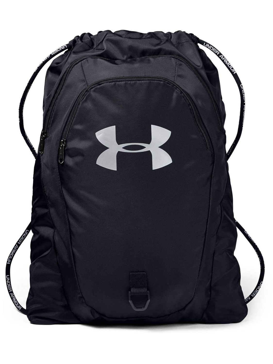 Under Armour Unisex Undeniable 20 Sackpack Backpack Black/Sliver 1342663-001