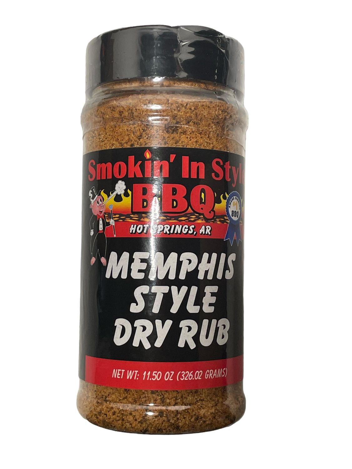 Smokin&#39; In Style Memphis Style BBQ Rub - Award Winning Blend of Spices and Herbs - 11.5 oz (326.02g)