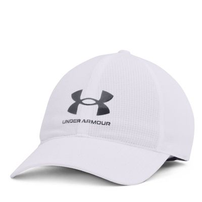 Under Armour Men&#39;s Armourvent Adjustable Hat , White (100)/Pitch Gray , One Size Fits Most