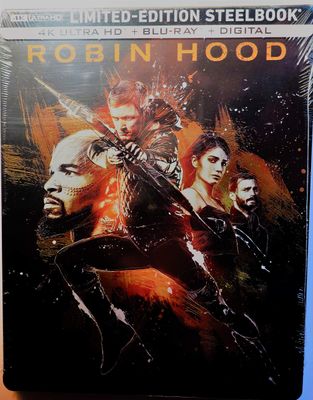Robin Hood 4k Ultra HD + Blu Ray + Digital Limited Edition Steelbook Set [Blu-ray]