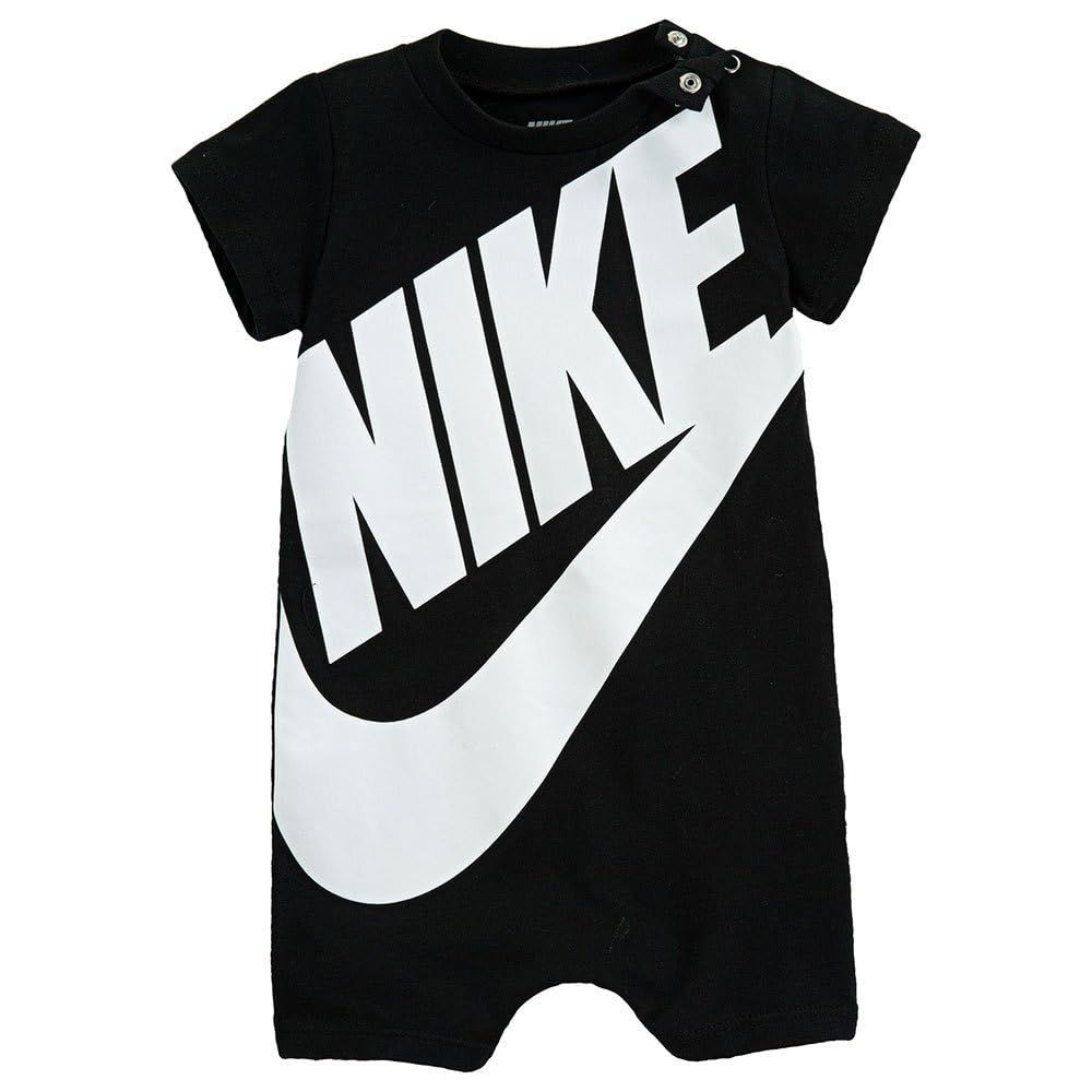 Nike Baby Boy&#39;s Futura Romper (Infant) Black 3 Months