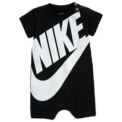 Nike Baby Boy&#39;s Futura Romper (Infant) Black 3 Months