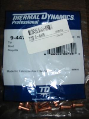 Thermal Dynamics Model 9-4476 Air Tip with .028&quot; Orifice for PCH-1025 Plasma Torch (10 Per Package)