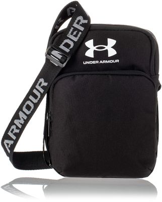 Under Armour unisex-adult Loudon Crossbody , (001) Black / Black / White , One Size