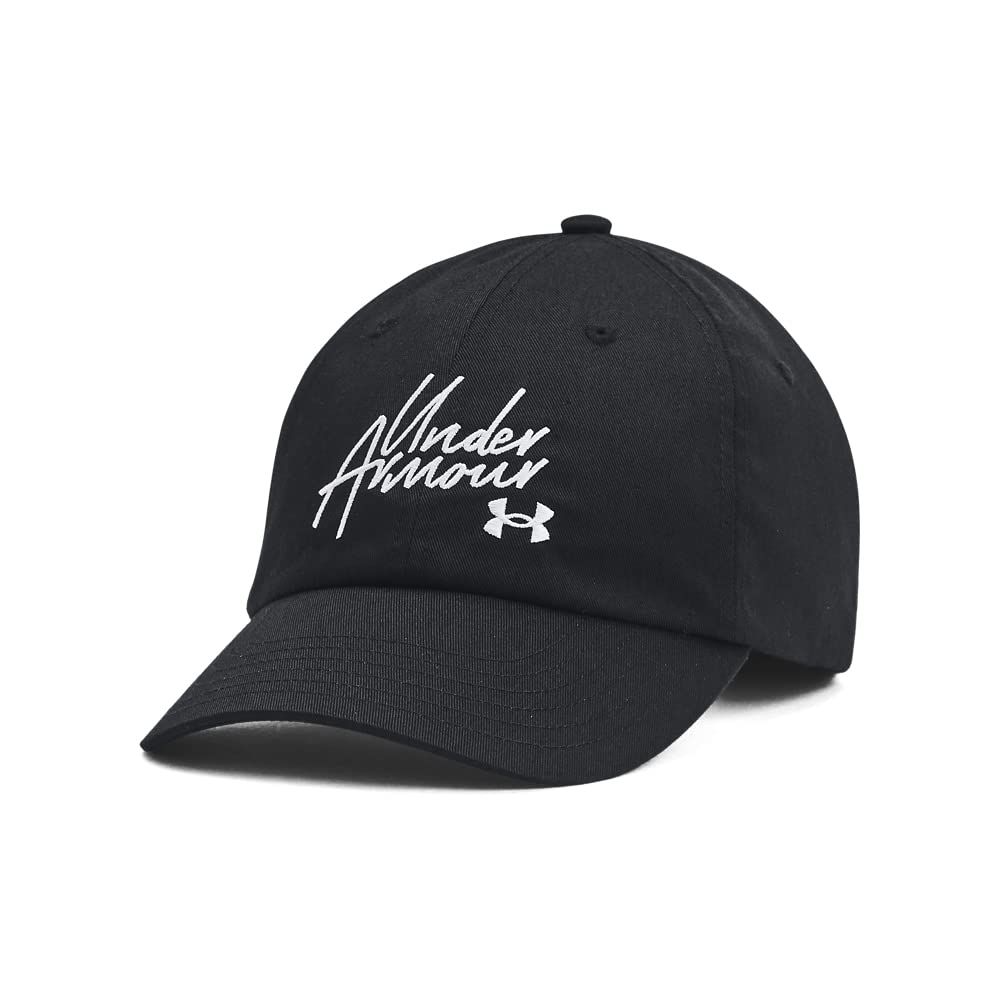 Under Armour Womens Favorites Hat, (003) Black / / Halo Gray, One Size Fits Most