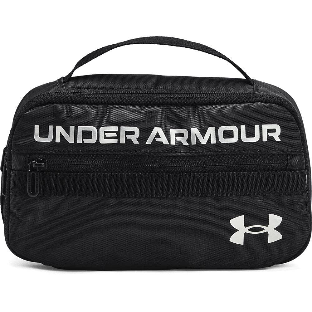 Under Armour unisex Contain Travel Kit, Black (001)/White, One Size Fits All