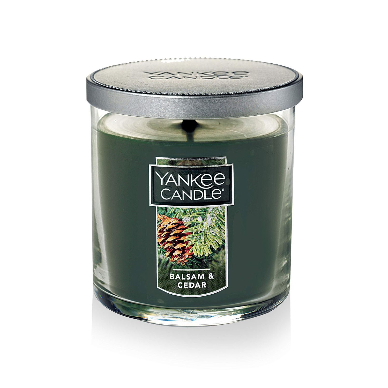 Yankee Candle Balsam &amp; Cedar Classic 14.5oz Medium/Single Wick Jar, Over 65 Hrs