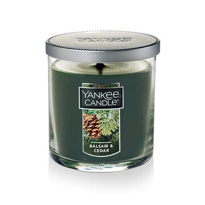 Yankee Candle Balsam &amp; Cedar Classic 14.5oz Medium/Single Wick Jar, Over 65 Hrs