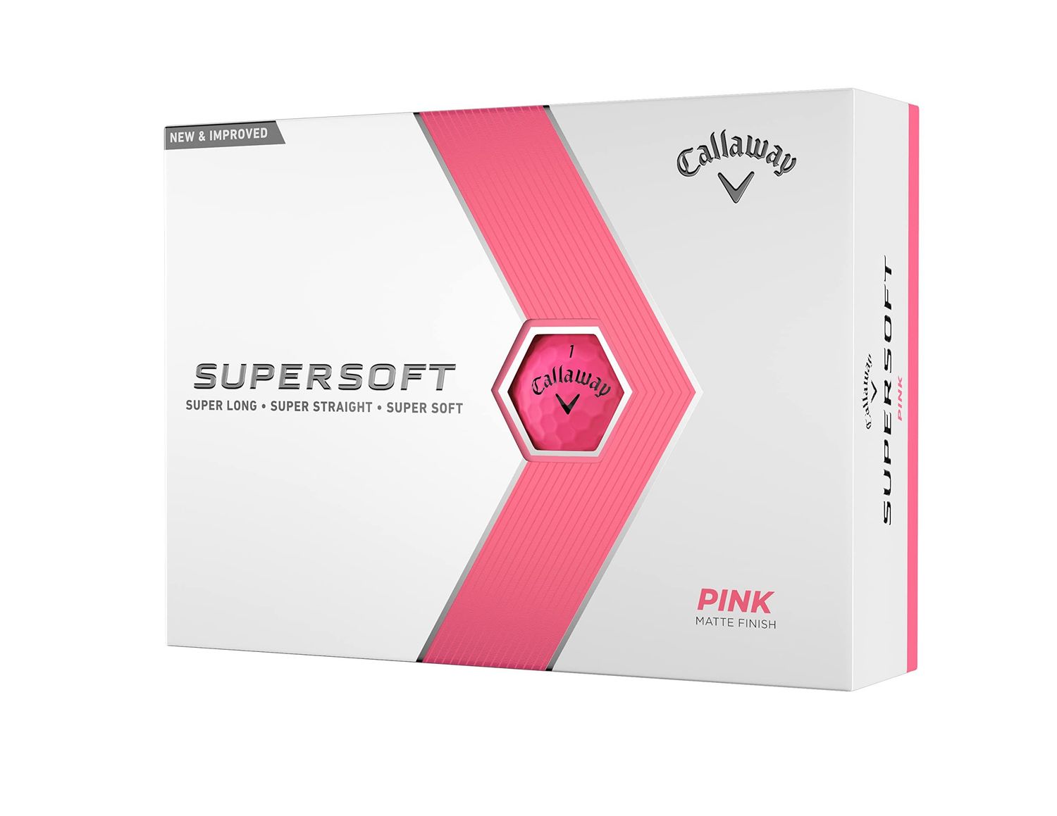 Callaway Golf Supersoft Golf Balls (2023 Version, Pink)