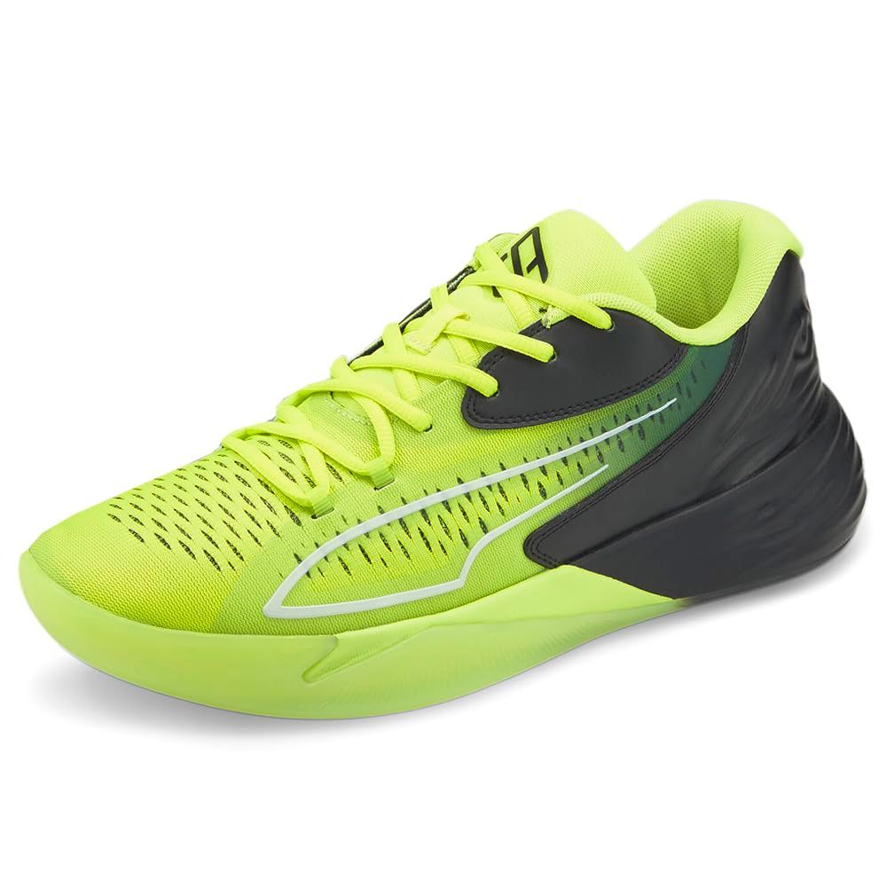 PUMA Womens Stewie 1 Quiet Fire Basketball Sneakers Shoes - Yellow - Size 8.5 M