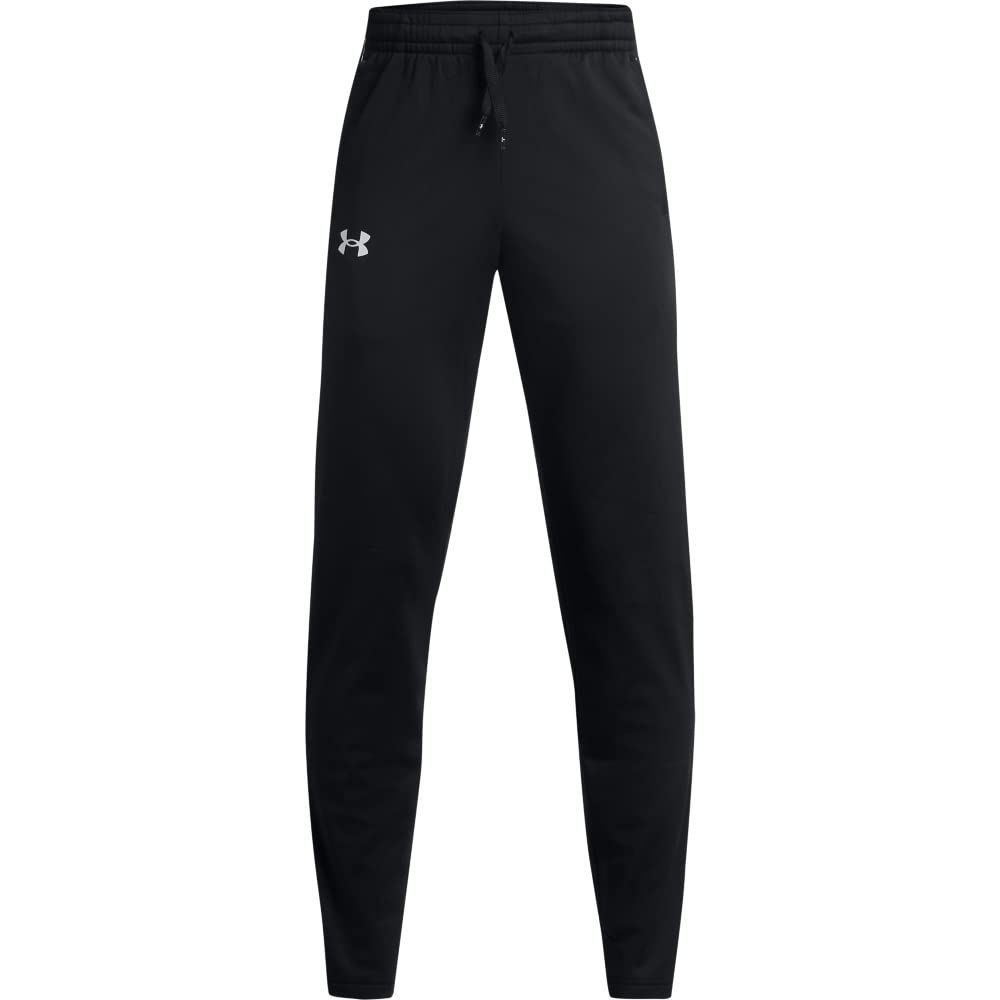 Under Armour Boys&#39; Pennant 2.0 Pants, Black (001)/White, Youth Medium