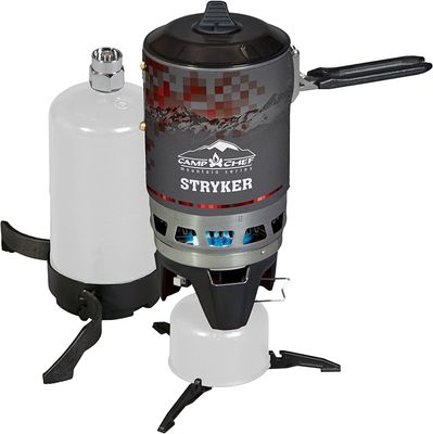 Camp Chef Mountain Series Stryker 200 - Multi-Fuel Camping Stove for Camping Gear &amp; Outdoor Cooking - Uses Propane or Isobutane