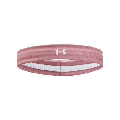 Under Armour Womens Play Up Headband Pink Elixir / / White, One Size Fits Most
