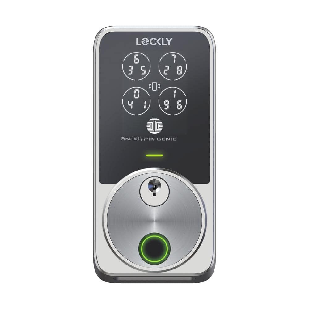 Secure Pro Zeno Series Satin Nickel Deadbolt WiFi Smart Lock Siri/Alexa/Google