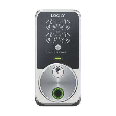 Secure Pro Zeno Series Satin Nickel Deadbolt WiFi Smart Lock Siri/Alexa/Google