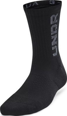 Under Armour - Kids 3-Maker 3Pk Mid Socks, Color Black (001), Size: Medium